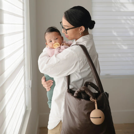 Mushie Speenhouder Siliconen Natural koop je bij Babywinkel