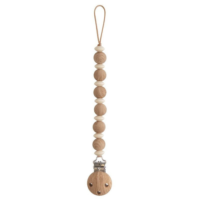 Mushie Speenkoord Luna Faux Wood koop je bij Babywinkel
