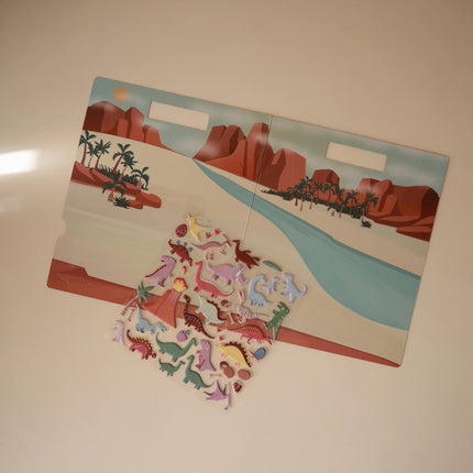 Mushie Stickerboek Dino koop je bij Babywinkel