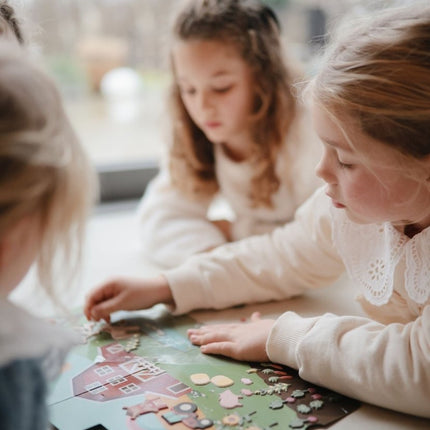 Mushie Stickerboek Farm koop je bij Babywinkel