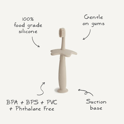 Mushie Tandenborstel Shifting Sand koop je bij Babywinkel