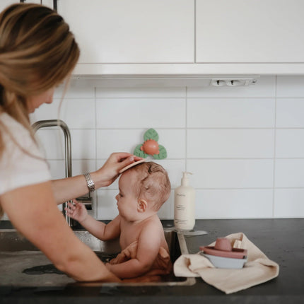 Mushie Washandje Pink Flowers 5St koop je bij Babywinkel