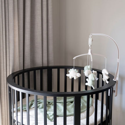 Baby's Only Muziekmobiel Animals Laurel Green/Warm Linen koop je bij Babywinkel