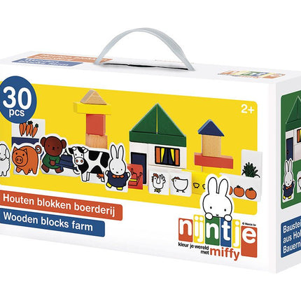 Nijntje Houten Blokken Boederij koop je bij Babywinkel