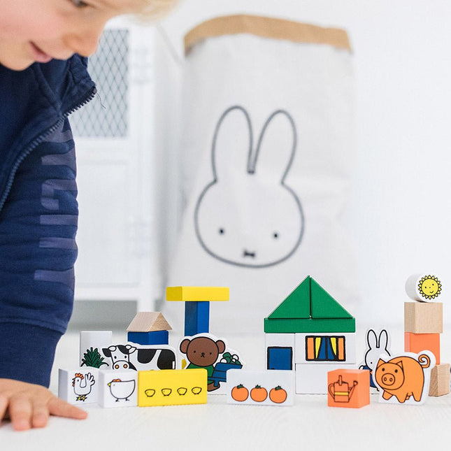 Nijntje Houten Blokken Boederij koop je bij Babywinkel