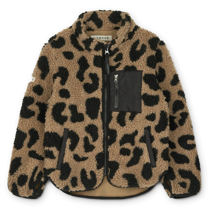 Nolan Pile Jacket Mega leo / Oat mix koop je bij Babywinkel