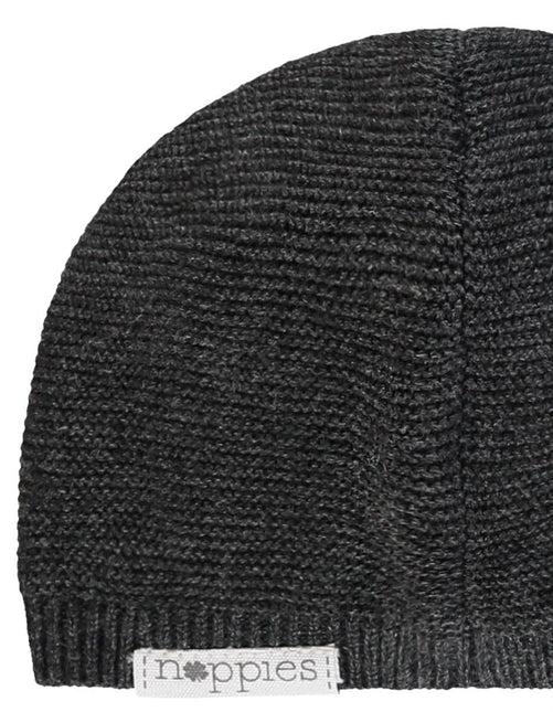 Noppies Baby Mutsje Dark Grey Melange koop je bij Babywinkel