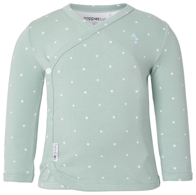 Noppies Baby Shirt Anne Grey Mint koop je bij Babywinkel