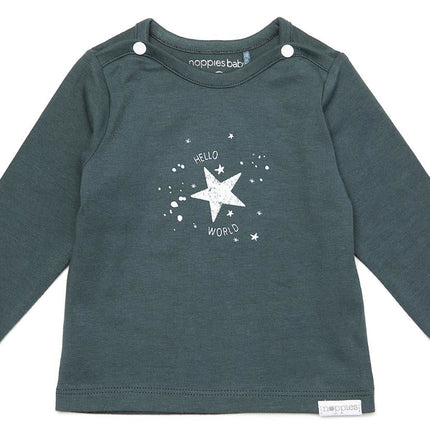 Noppies Baby Shirt Dark Slate koop je bij Babywinkel