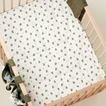 Noppies Boxkleed Badstof Klavertje Omkeerbaar Puritan Gray koop je bij Babywinkel
