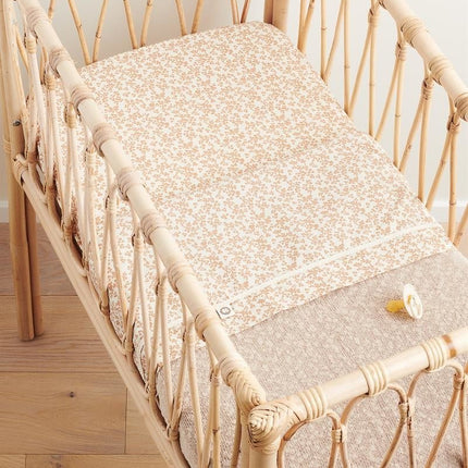 Noppies Gemeleerd gebreid omkeerbaar wiegdekentje Beetle 75x100cm koop je bij Babywinkel