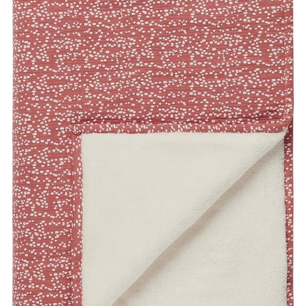 Noppies Ledikantdeken Dot Jersey Omkeerbaar Brick Dust koop je bij Babywinkel