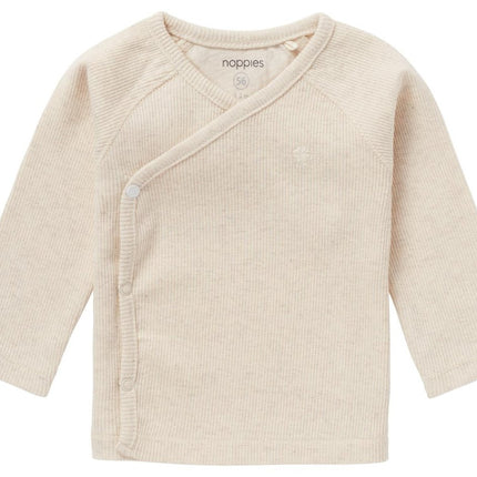 Noppies Overslag Shirt Baby Nanyuki Oatmeal Melange koop je bij Babywinkel