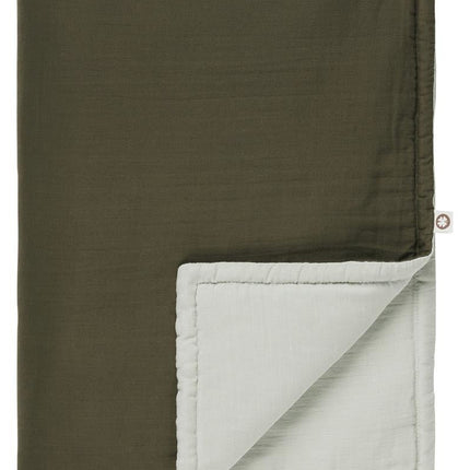 Noppies Wiegdeken Gevuld Mousseline Omkeerbaar Beetle 75x100cm koop je bij Babywinkel