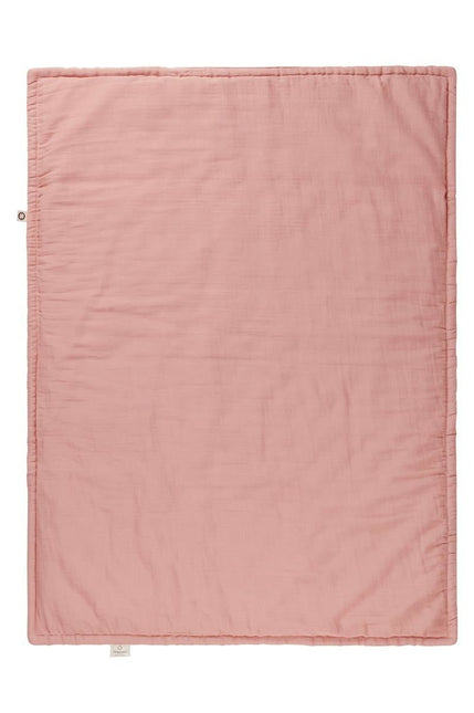 Noppies Wiegdeken Gevuld Mousseline Omkeerbaar Misty Rose koop je bij Babywinkel