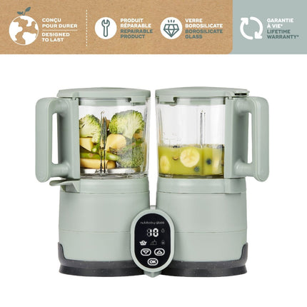 Babymoov Keukenmachine Nutribaby Glass Celadon Green koop je bij Babywinkel