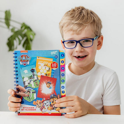 Paw Patrol Knutsel Boek Nummer Stickeren koop je bij Babywinkel