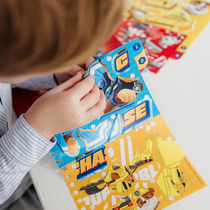 Paw Patrol Knutsel Boek Nummer Stickeren koop je bij Babywinkel
