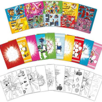 Paw Patrol Knutsel Boek Nummer Stickeren koop je bij Babywinkel
