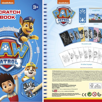Paw Patrol Kras en Kleurboek in 1 koop je bij Babywinkel