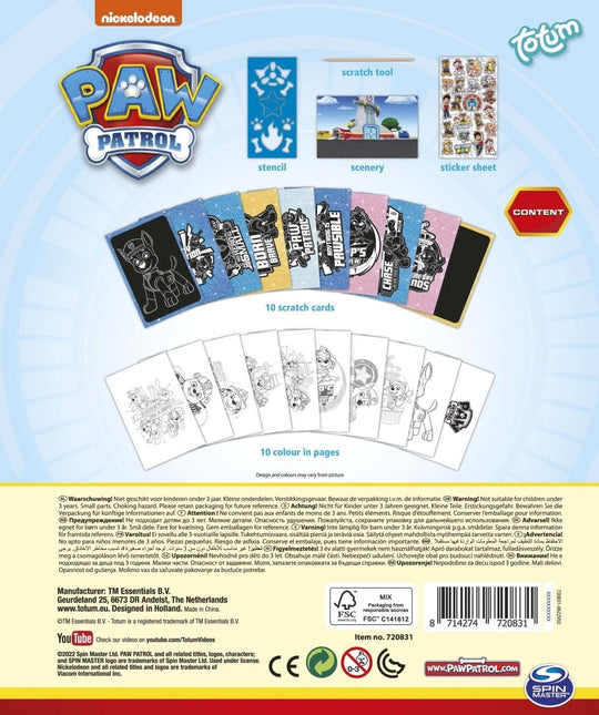 Paw Patrol Kras en Kleurboek in 1 koop je bij Babywinkel
