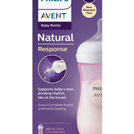 Philips Avent Babyfles 3.0 Roze 260ml koop je bij Babywinkel