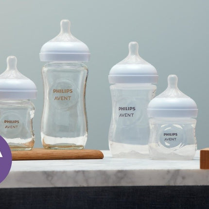 Philips Avent Babyfles Glas 3.0 120ml koop je bij Babywinkel