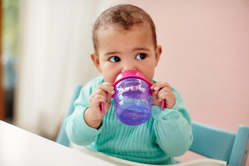 Philips Avent Drinkbeker Roze 200ml koop je bij Babywinkel