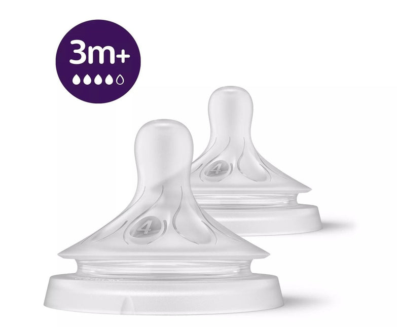Philips Avent Flesspeen 3+ Mnd 2st koop je bij Babywinkel