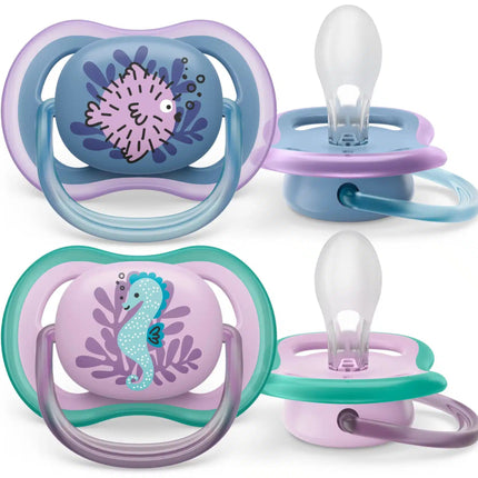 Philips Avent Fopspeen +6 Maanden Air Zeepaard/Vis koop je bij Babywinkel
