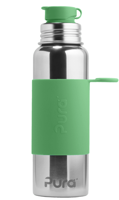 Pura Drinkfles Aqua/Moss 850Ml Rvs koop je bij Babywinkel