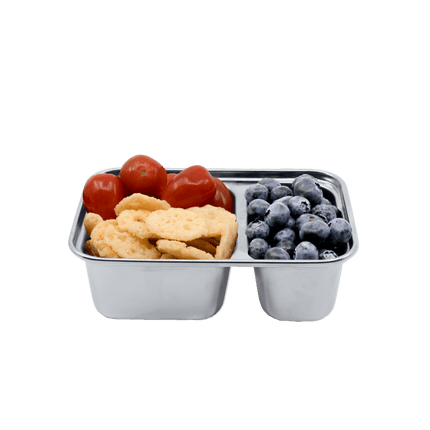 Pura Lunchbox Rvs Small + Silicone Band Moss koop je bij Babywinkel