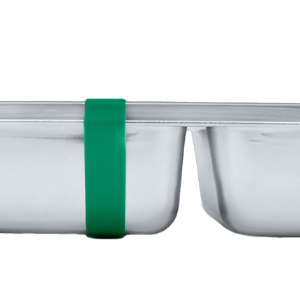 Pura Lunchbox Rvs Small + Silicone Band Moss koop je bij Babywinkel