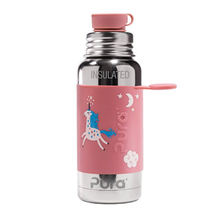 Pura thermos sportfles RVS 475 ml Unicorn koop je bij Babywinkel