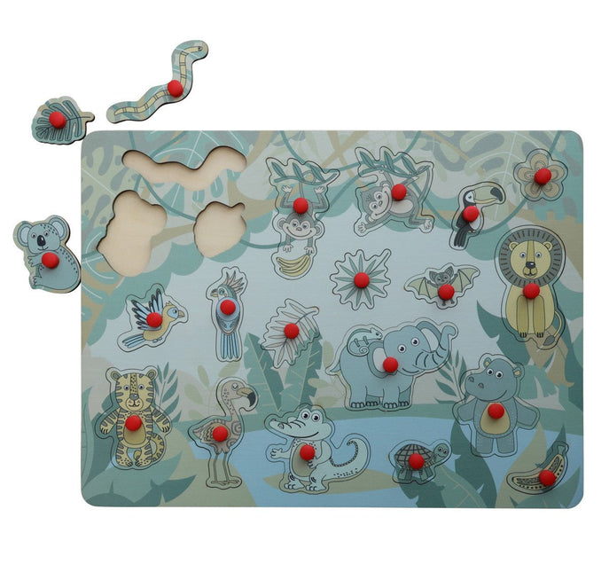 JeP Kids Puzzel 40X30 Jungle koop je bij Babywinkel