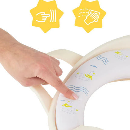 <tc>Babymoov</tc> Comfort toalettförminskare med handtag, Meeuw