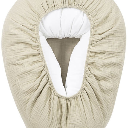 Meyco Voedingskussen Hoes Soft Sand koop je bij Babywinkel