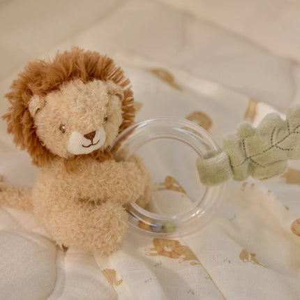 <tc>Little Dutch</tc> Rassel i form av en lejon från Safari