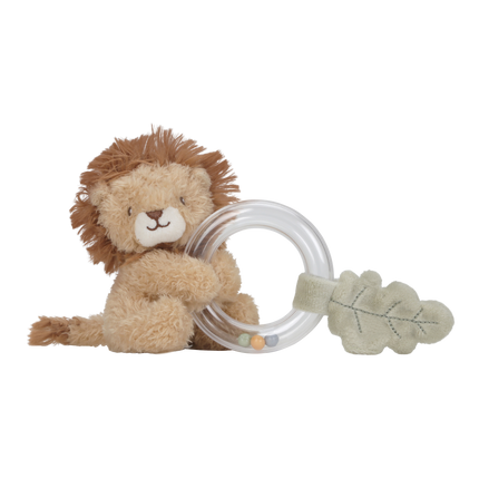 <tc>Little Dutch</tc> Rassel i form av en lejon från Safari