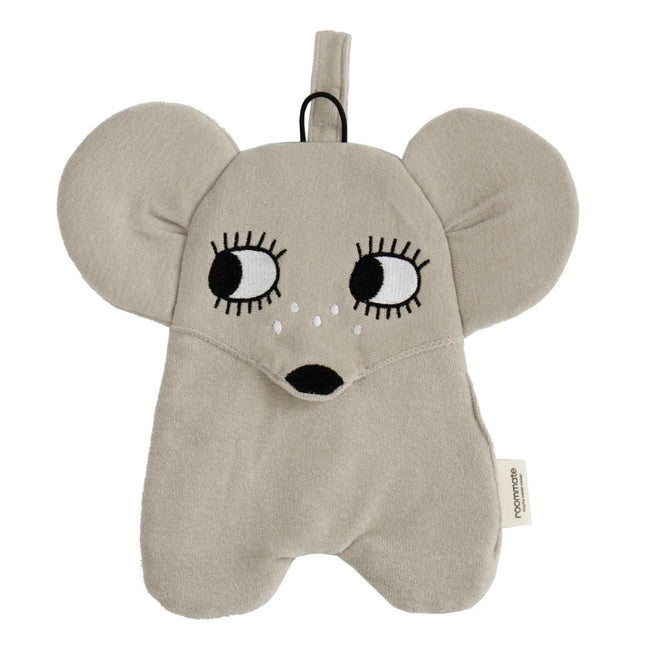 Roommate Knuffel met Fopspeenhouder Muis koop je bij Babywinkel