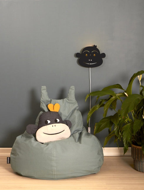 Roommate Poef Kat Sea Grey koop je bij Babywinkel