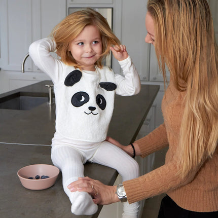 Roommate Slabbetje Gebroken Wit Panda koop je bij Babywinkel