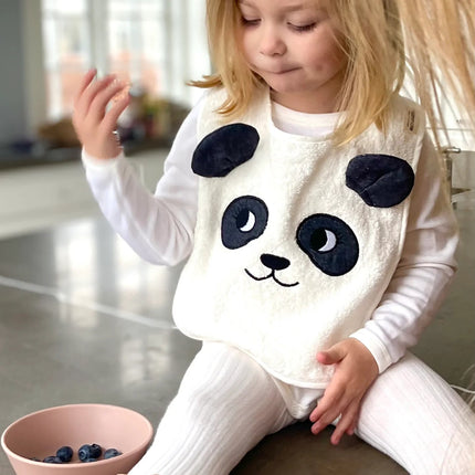 Roommate Slabbetje Gebroken Wit Panda koop je bij Babywinkel