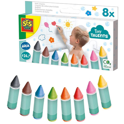 Ses 13050 Tiny Talents Kleuren In Bad 8 Pack koop je bij Babywinkel