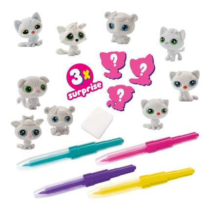 SES Creative Knutselpakket Blow Airbrush Pens Katjes koop je bij Babywinkel