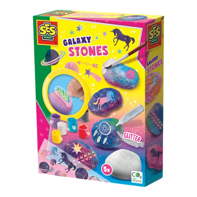 SES Creative Knutselpakket Galaxy Stenen Schilderen koop je bij Babywinkel