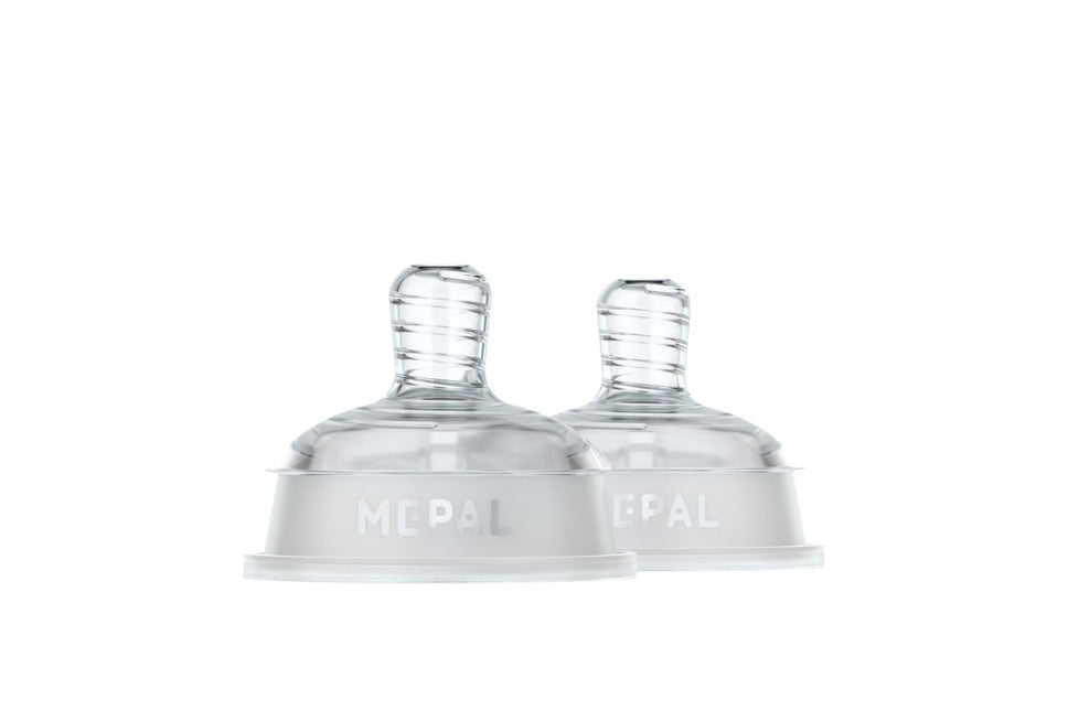 Set flesspeen Mepal Mio 2 - delig medium flow - transparant koop je bij Babywinkel
