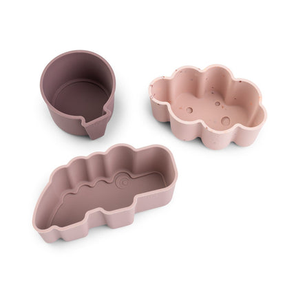 Done by Deer Snackbakje Powder Happy Clouds 3 Stuks koop je bij Babywinkel