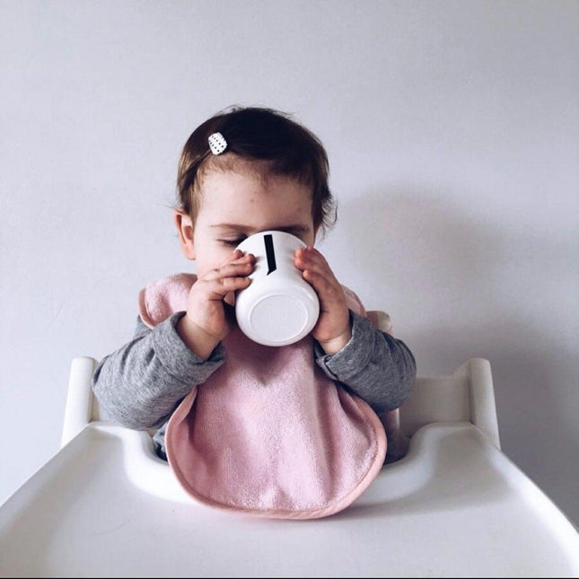 Silly Billyz Slabbetje Large Antique Pink koop je bij Babywinkel