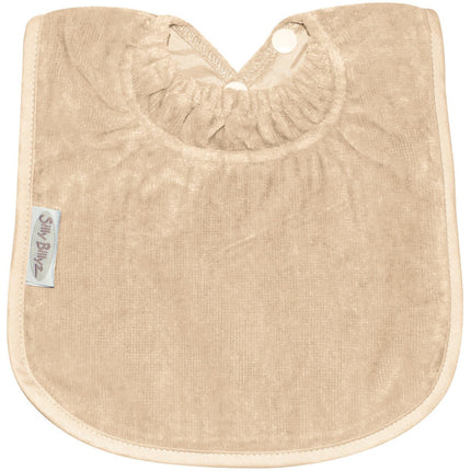 Silly Billyz Slabbetje Large White Sand koop je bij Babywinkel